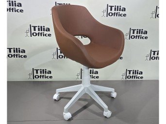 Monaco Çalışma Kesim Çocuk Koltuğu Beyaz Ayak Kahve